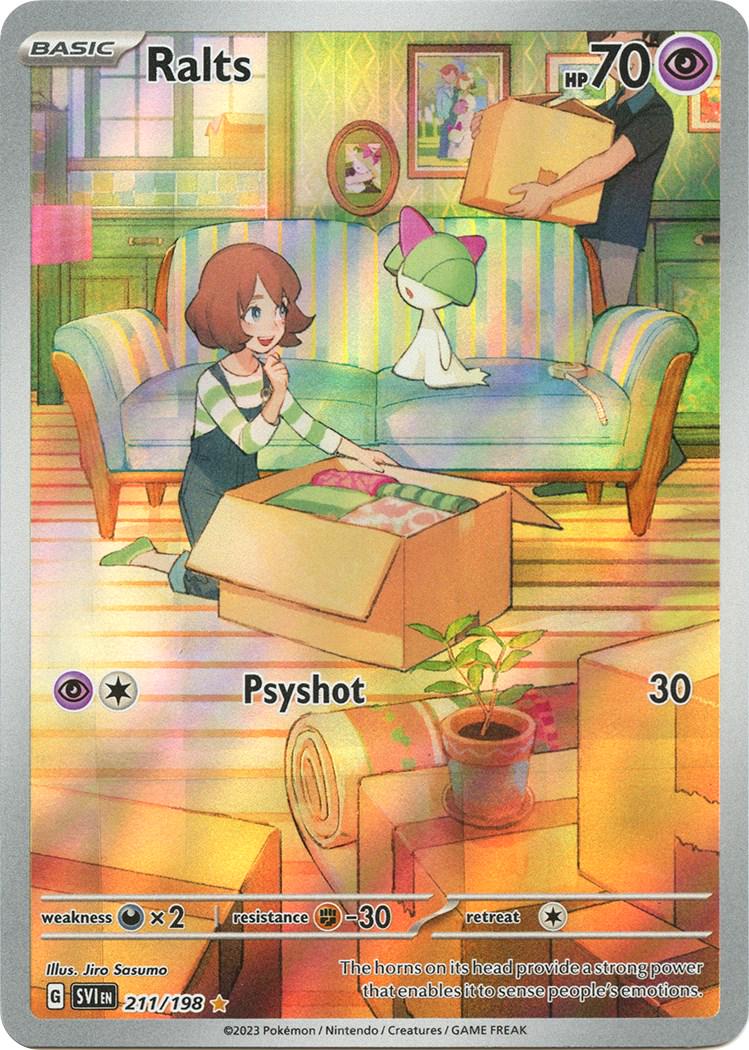 Ralts - Crimped Error - 211/198 - Scarlet & Violet
