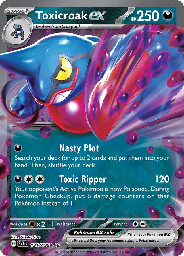 Toxicroak EX - 131/198 - Scarlet & Violet
