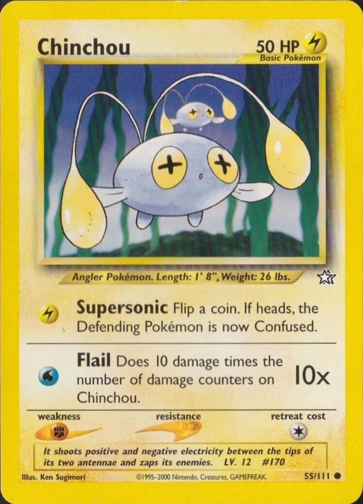Chinchou - HP - 55/111 - Neo Genesis