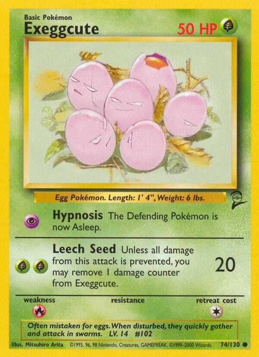 Exeggcute - HP - 74/130 - Base Set 2