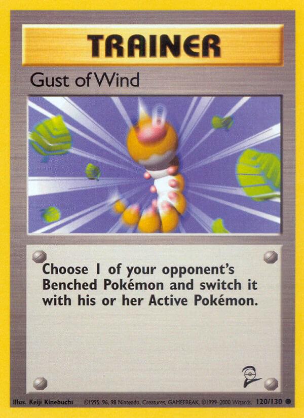 Gust of Wind - MP - 120/130 - Base Set 2