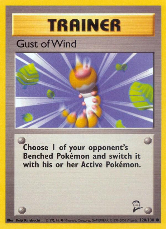 Gust of Wind - MP - 120/130 - Base Set 2