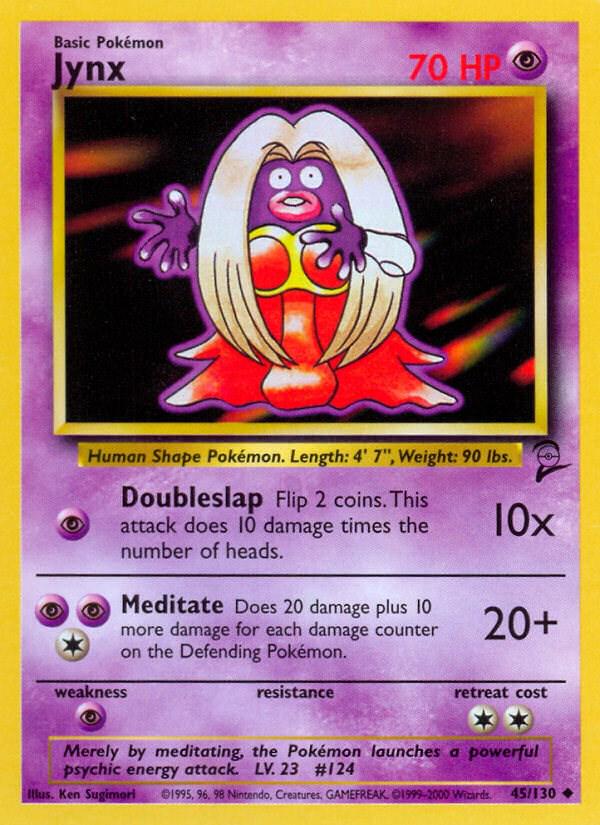 Jynx - HP - 45/130 - Base Set 2