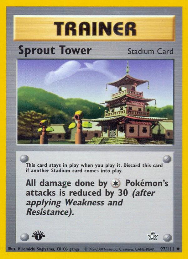 Sprout Tower - 1st Ed - MP - 97/111 - Neo Genesis