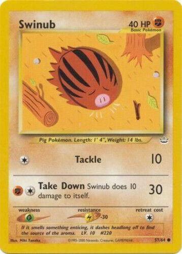 Swinub - HP - 57/64 - Neo Revelation