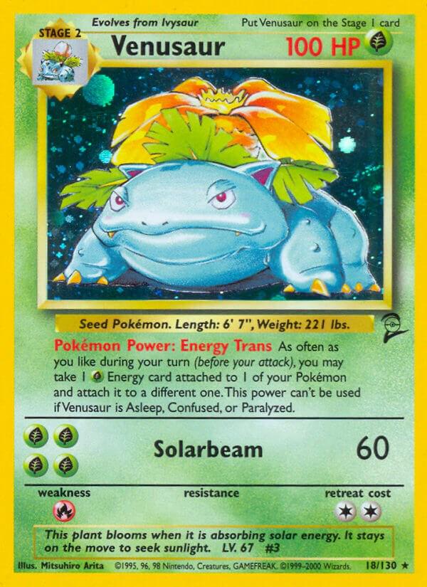Venusaur - DMG - 18/130 - Base Set 2