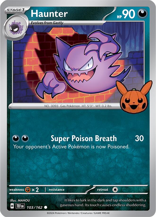 Haunter - 103/162 - Trick or Trade 2024