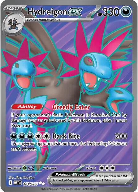Hydreigon EX - 161/86 - White Flare