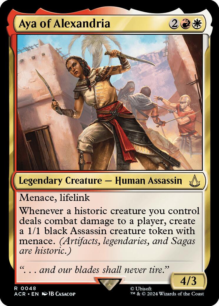 Aya of Alexandria #48 Foil - UB: Assassin's Creed