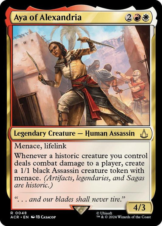 Aya of Alexandria #48 Foil - UB: Assassin's Creed