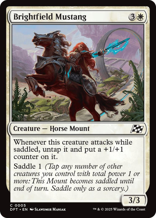 Brightfield Mustang #5 Foil - Aetherdrift