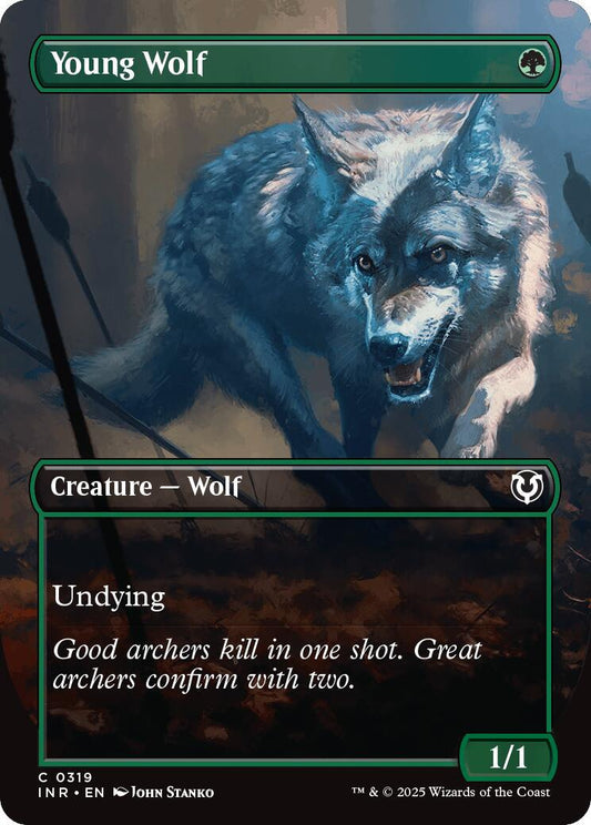 Young Wolf #319 Borderless - Innistrad Remastered