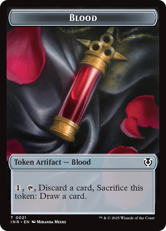 Vampire #7 Blood #21 Tosidig Token - Innistrad Remastered