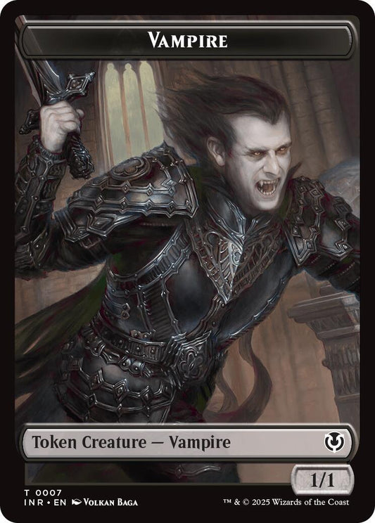 Vampire #7 Blood #21 Tosidig Token - Innistrad Remastered