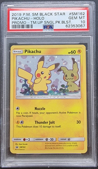 Pikachu - SM162 - Promo - PSA 10