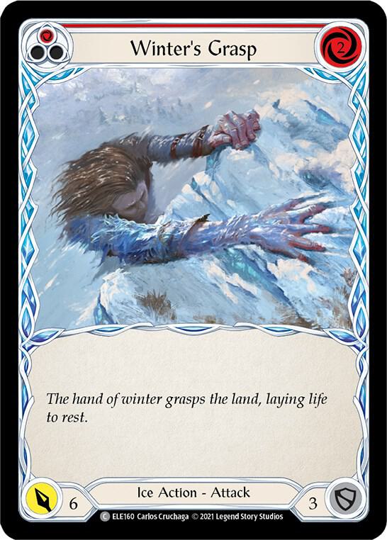 Winter's Grasp - Foil - Rød - ELE160 - Tales of Aria