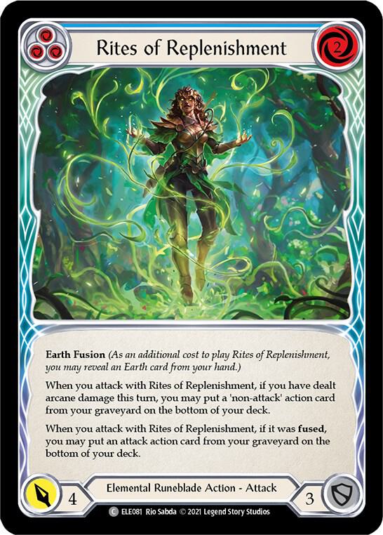 Rites of Replenishment - Blå - ELE081 - Tales of Aria