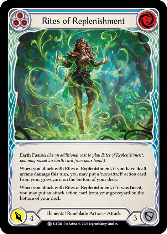 Rites of Replenishment - Blå - ELE081 - Tales of Aria