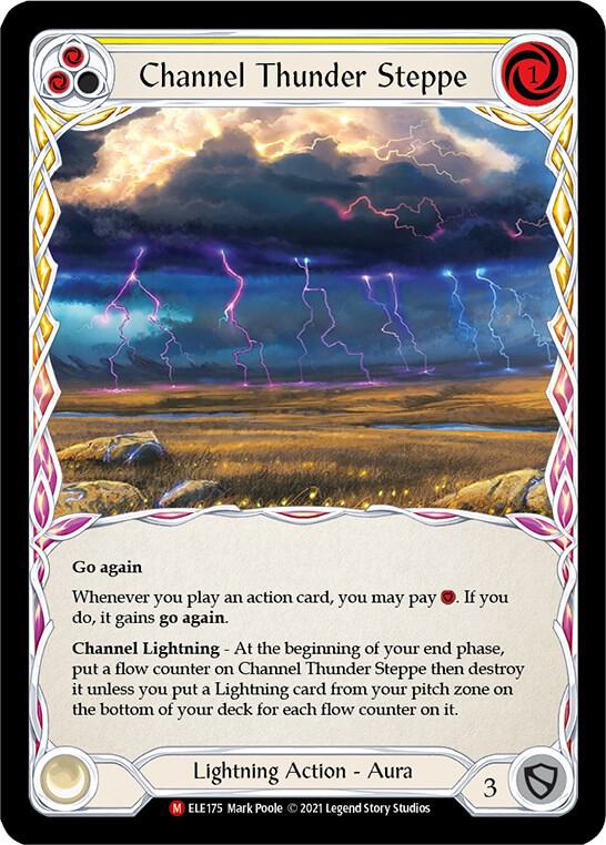 Channel Thunder Steppe - Foil - Gul - ELE175 - Tales of Aria