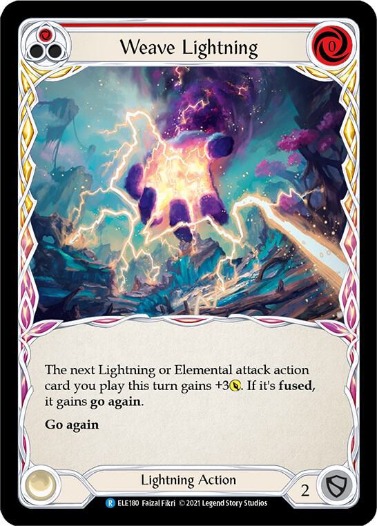 Weave Lightning - Rød - ELE180 - Tales of Aria