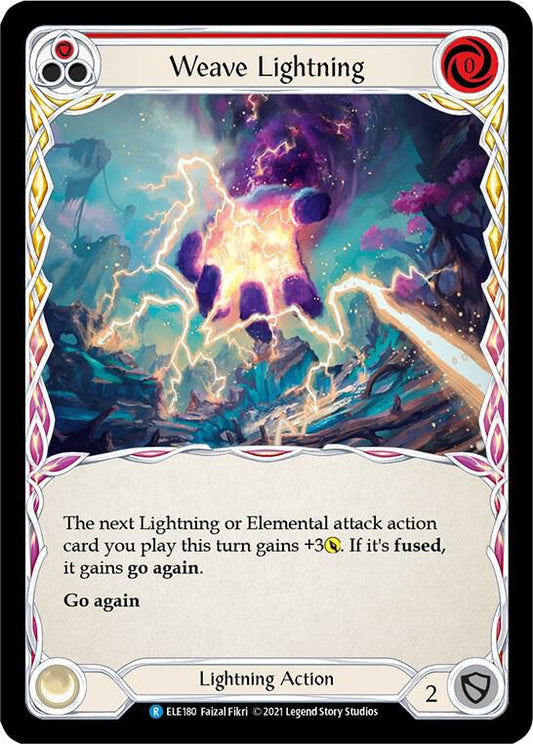 Weave Lightning - Rød - ELE180 - Tales of Aria