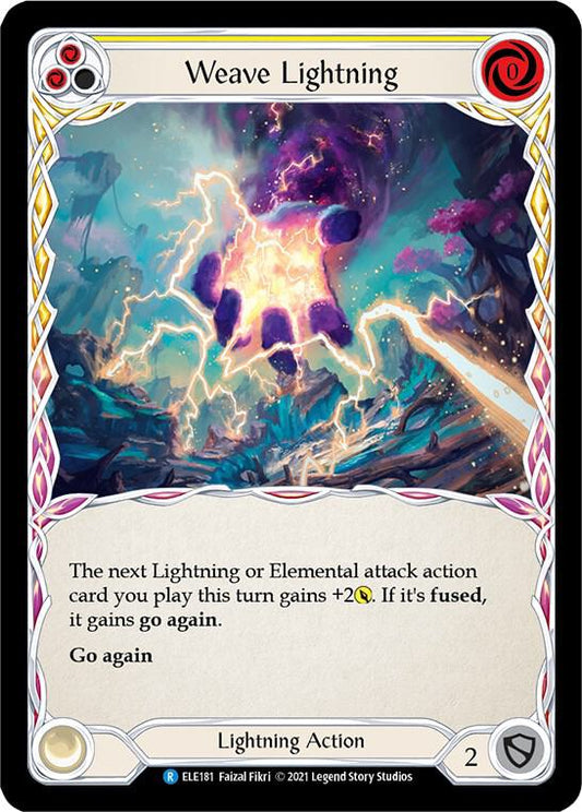 Weave Lightning - Gul - ELE181 - Tales of Aria