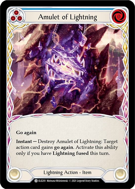 Amulet of Lightning - Blå - ELE201 - Tales of Aria