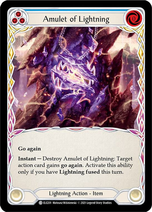Amulet of Lightning - Blå - ELE201 - Tales of Aria
