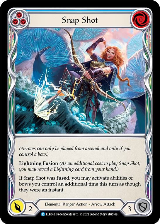 Snap Shot - Foil - Blå - ELE043 - Tales of Aria