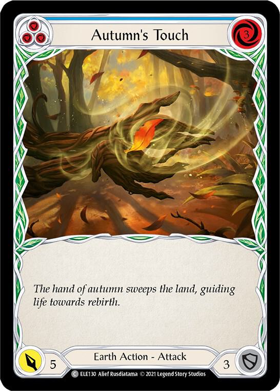 Autumn's Touch - Foil - Blå - ELE130 - Tales of Aria