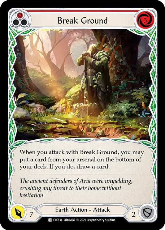 Break Ground - Rød - ELE131 - Tales of Aria