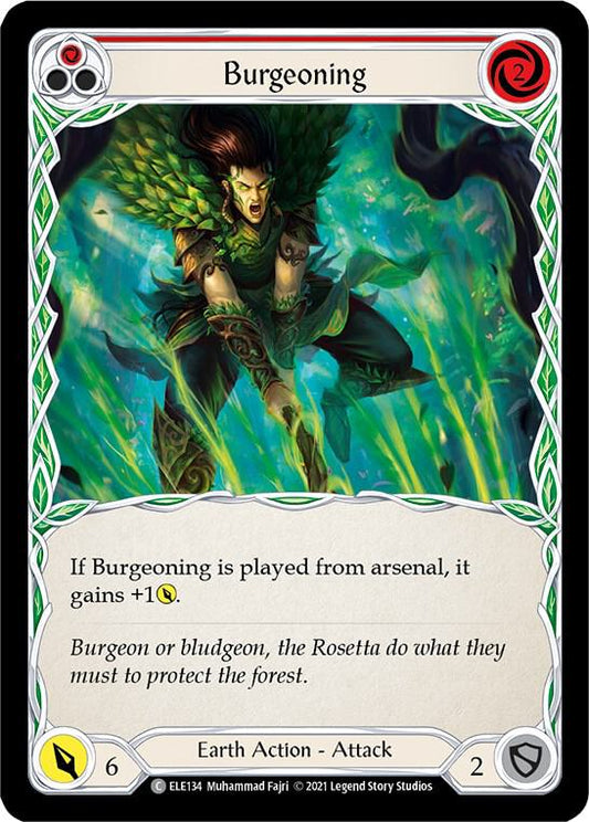 Burgeoning - Rød - ELE134 - Tales of Aria