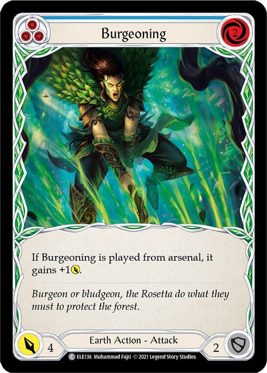 Burgeoning - Blå - ELE136 - Tales of Aria