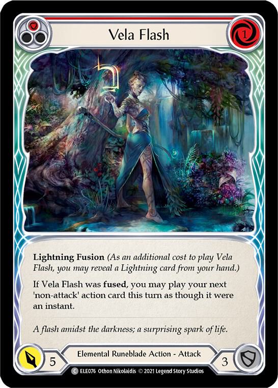 Vela Flash - Rød - ELE076 - Tales of Aria