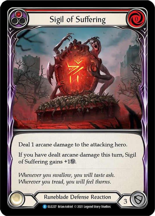 Sigil of Suffering - Rød - ELE227 - Tales of Aria