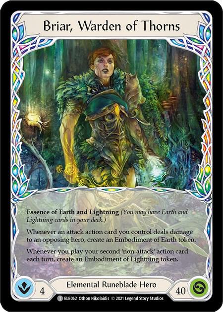 Briar, Warden of Thorns // Titan's Fist ELE062/ELE202 - Tales of Aria