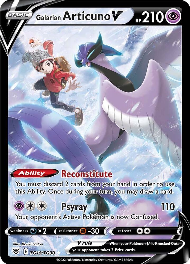 Galarian Articuno V - TG16/TG30 - Astral Radiance