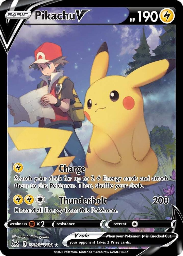 Pikachu V - TG16/TG30 - Lost Origin