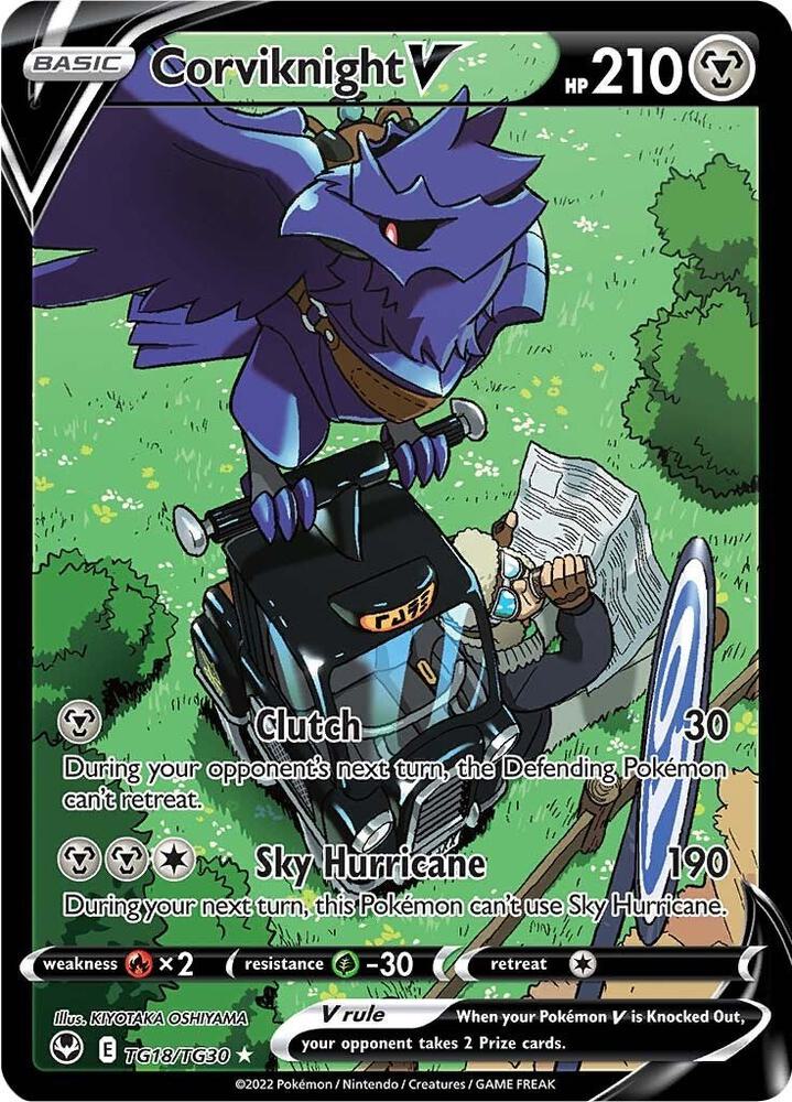 Corviknight V - TG18/TG30 - Silver Tempest
