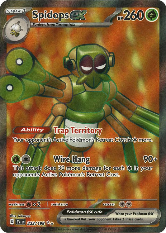 Spidops EX - 223/198 - Scarlet & Violet