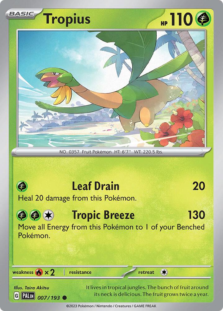 Tropius - 7/193 - Paldea Evolved