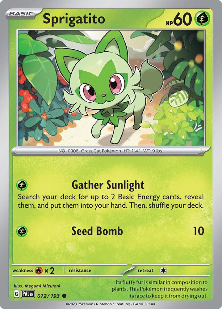 Sprigatito - 12/193 - Paldea Evolved