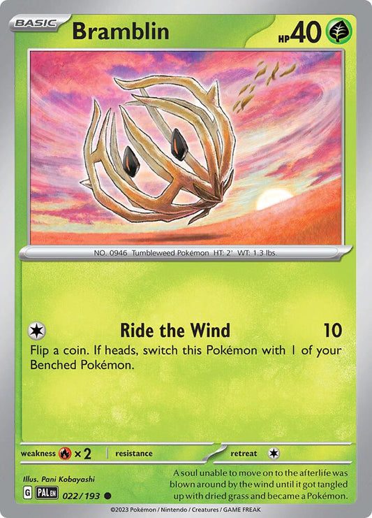 Bramblin - 22/193 - Paldea Evolved