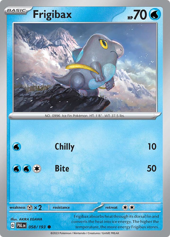 Frigibax - 58/193 - Paldea Evolved