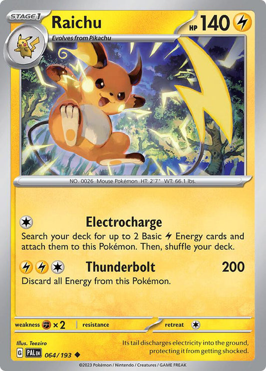 Raichu - 64/193 - Paldea Evolved