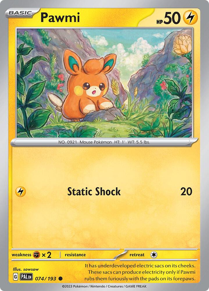 Pawmi - 74/193 - Paldea Evolved