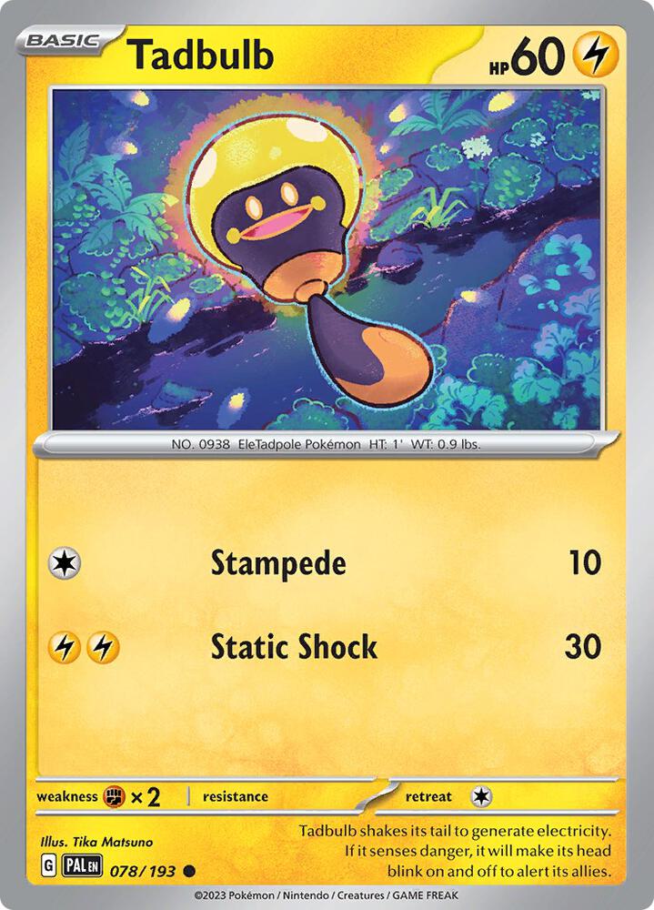 Tadbulb - 78/193 - Paldea Evolved