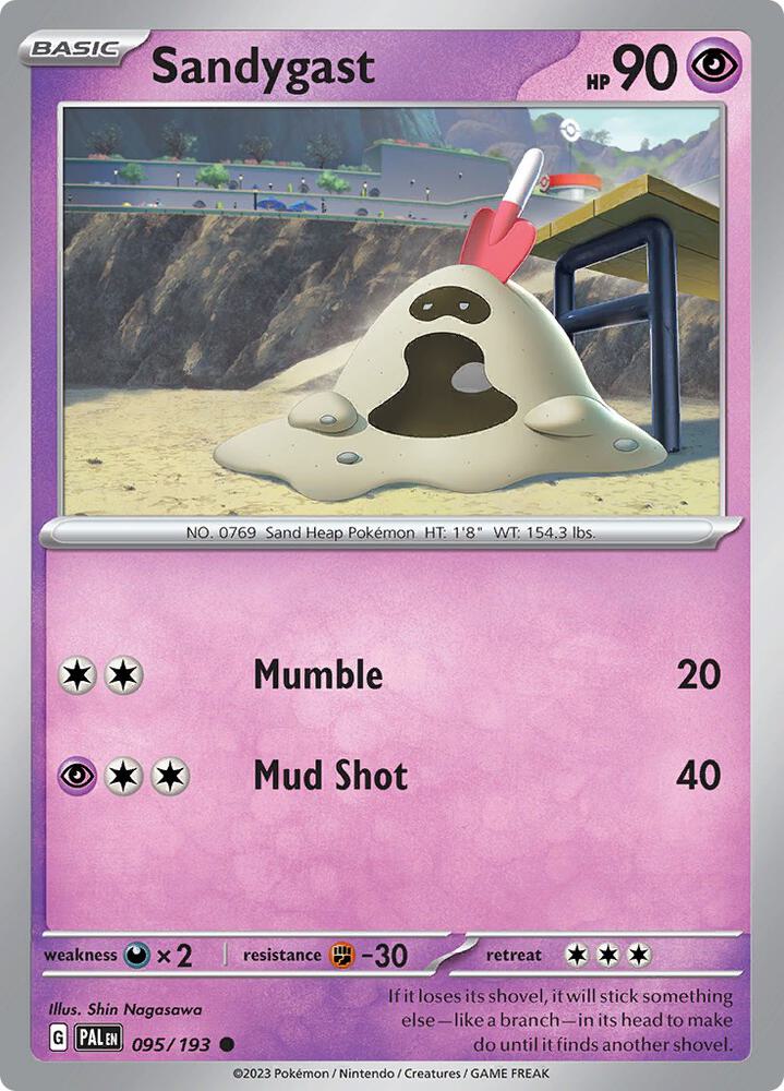 Sandygast - 95/193 - Paldea Evolved