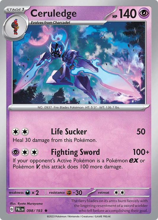 Ceruledge - Holo - 98/193 - Paldea Evolved