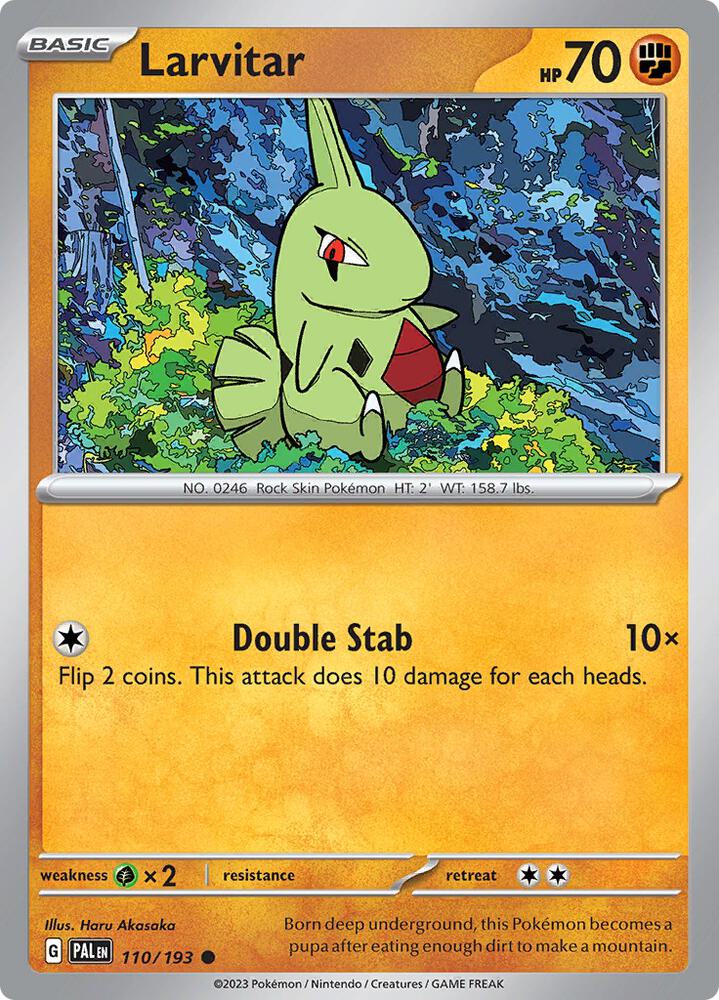 Larvitar - RH - 110/193 - Paldea Evolved